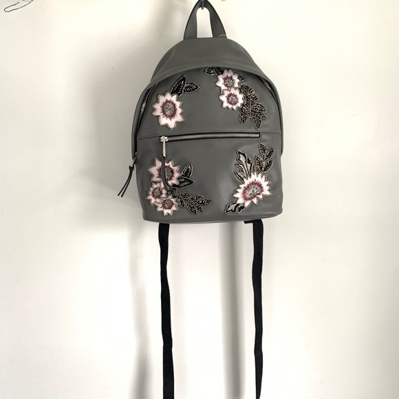 French Connection Embroidered Backpack - Picture 3 of 14